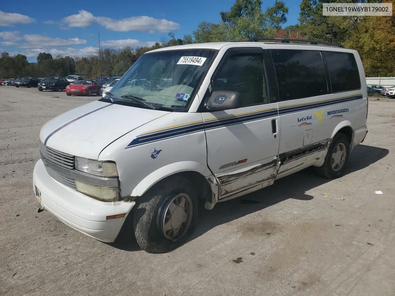 2000 Chevrolet Astro VIN: 1GNEL19W6YB179002 Lot: 75519494