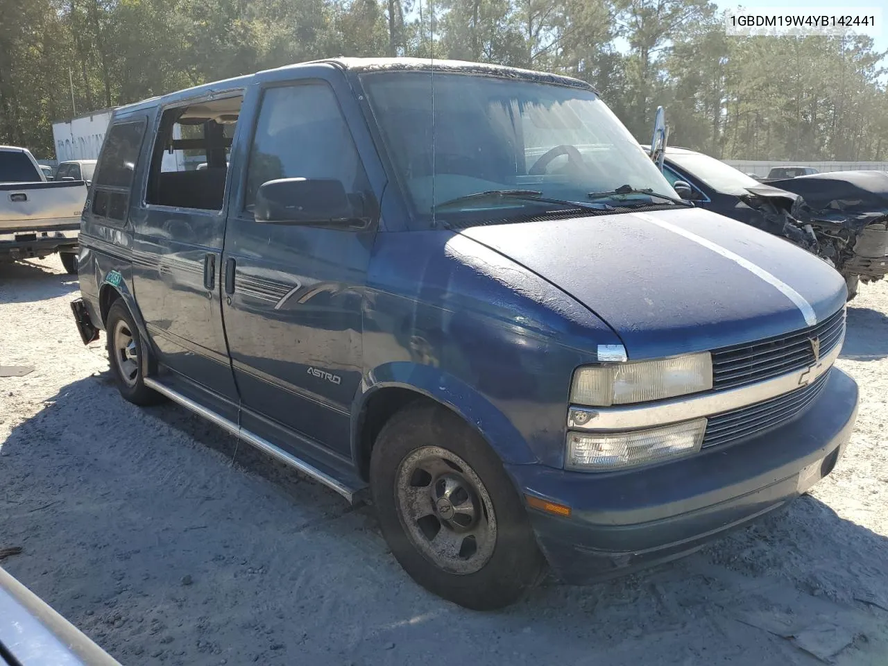 2000 Chevrolet Astro VIN: 1GBDM19W4YB142441 Lot: 76494314