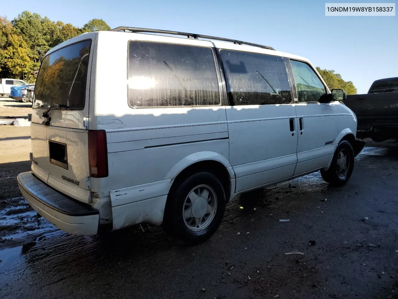 2000 Chevrolet Astro VIN: 1GNDM19W8YB158337 Lot: 77418574