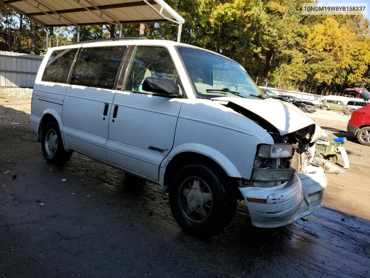 2000 Chevrolet Astro VIN: 1GNDM19W8YB158337 Lot: 77418574