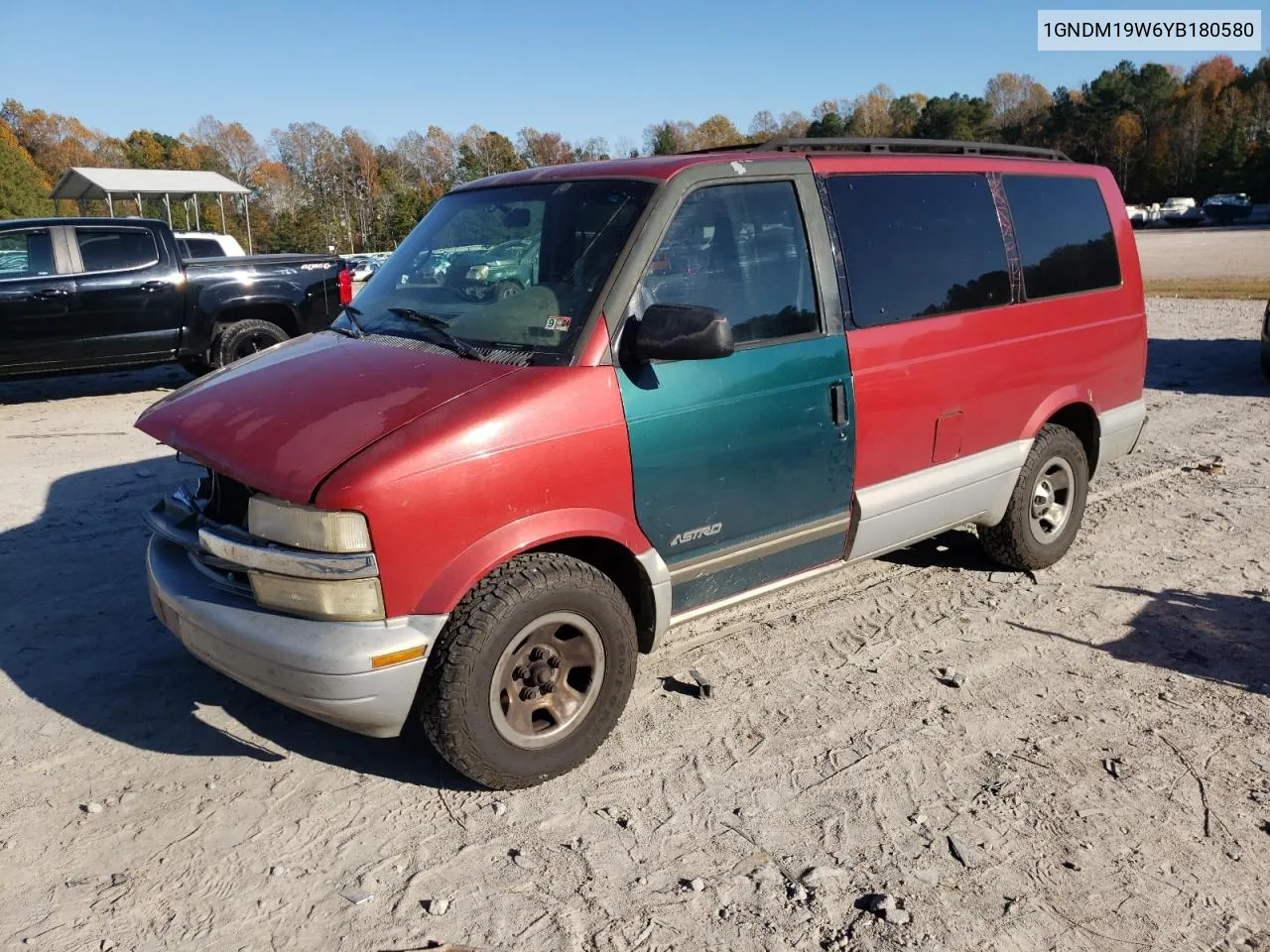 2000 Chevrolet Astro VIN: 1GNDM19W6YB180580 Lot: 77676494