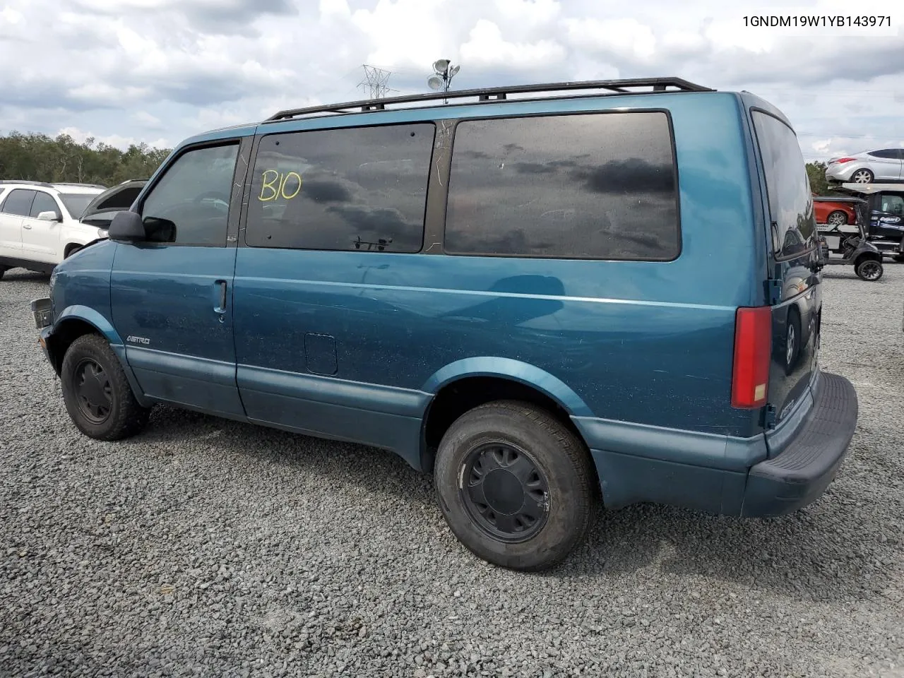 2000 Chevrolet Astro VIN: 1GNDM19W1YB143971 Lot: 77984874