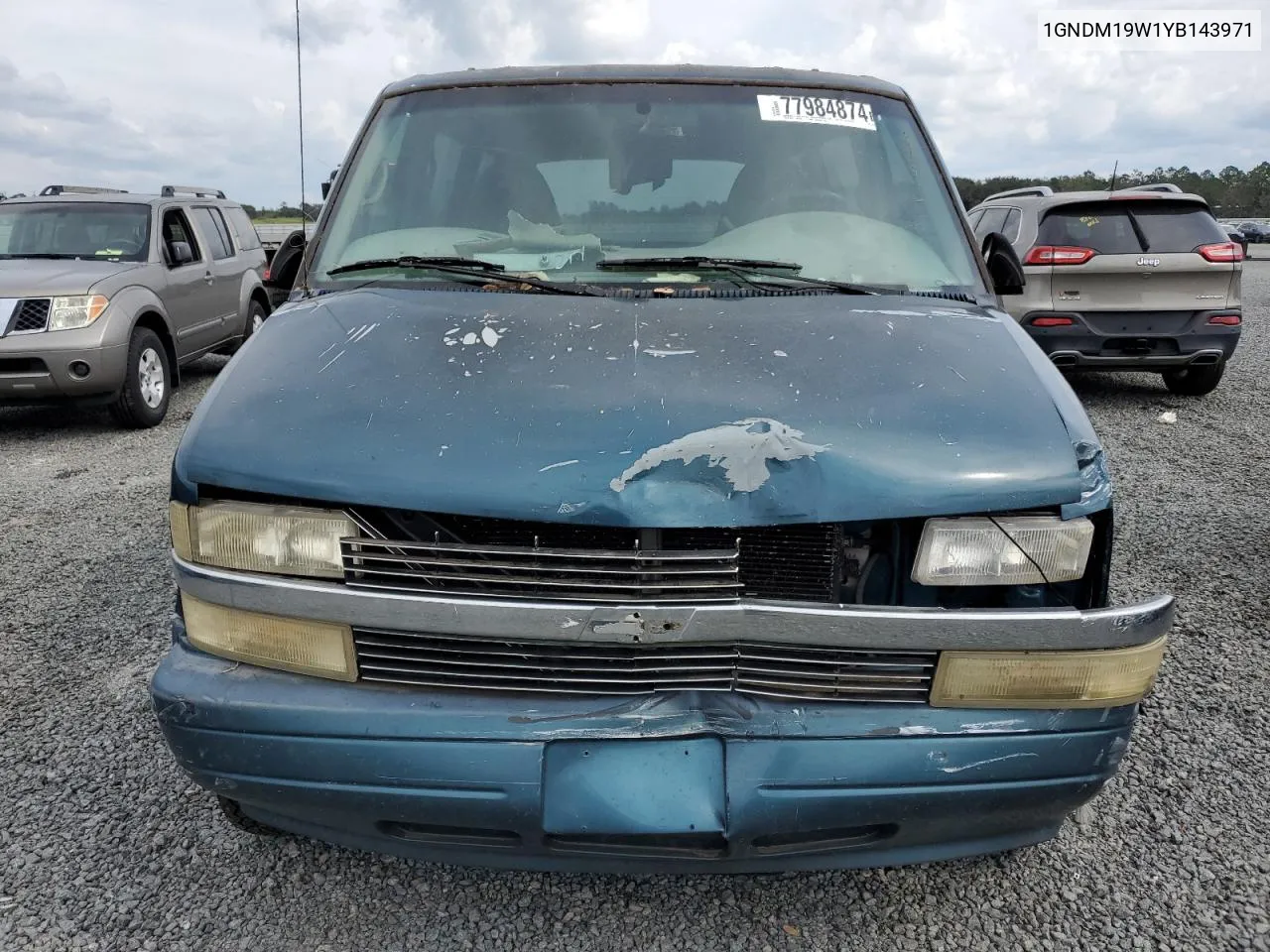 2000 Chevrolet Astro VIN: 1GNDM19W1YB143971 Lot: 77984874