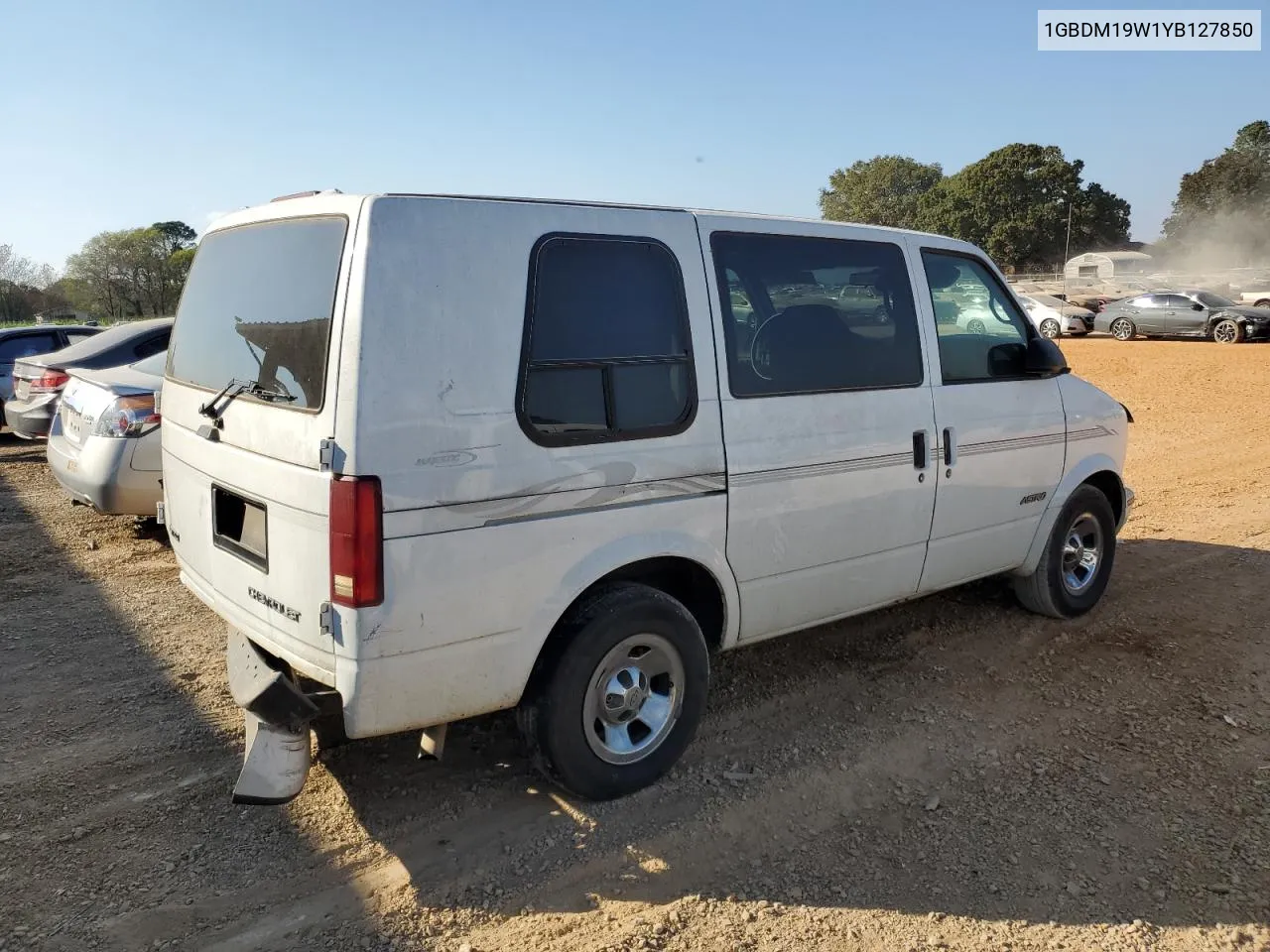 2000 Chevrolet Astro VIN: 1GBDM19W1YB127850 Lot: 78286784