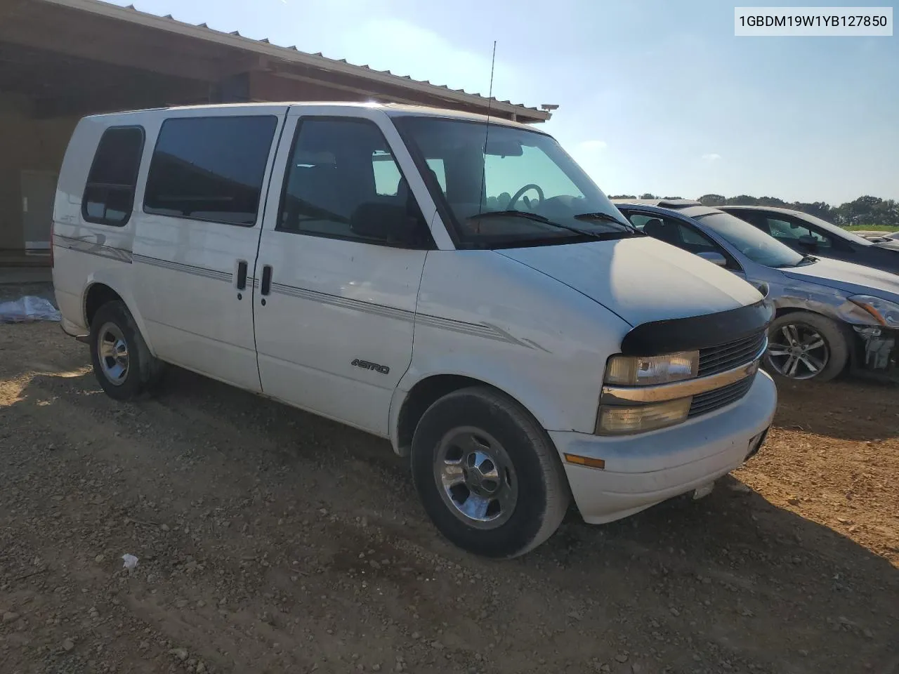 2000 Chevrolet Astro VIN: 1GBDM19W1YB127850 Lot: 78286784