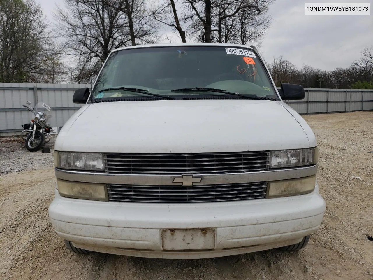 2000 Chevrolet Astro VIN: 1GNDM19W5YB181073 Lot: 80612614