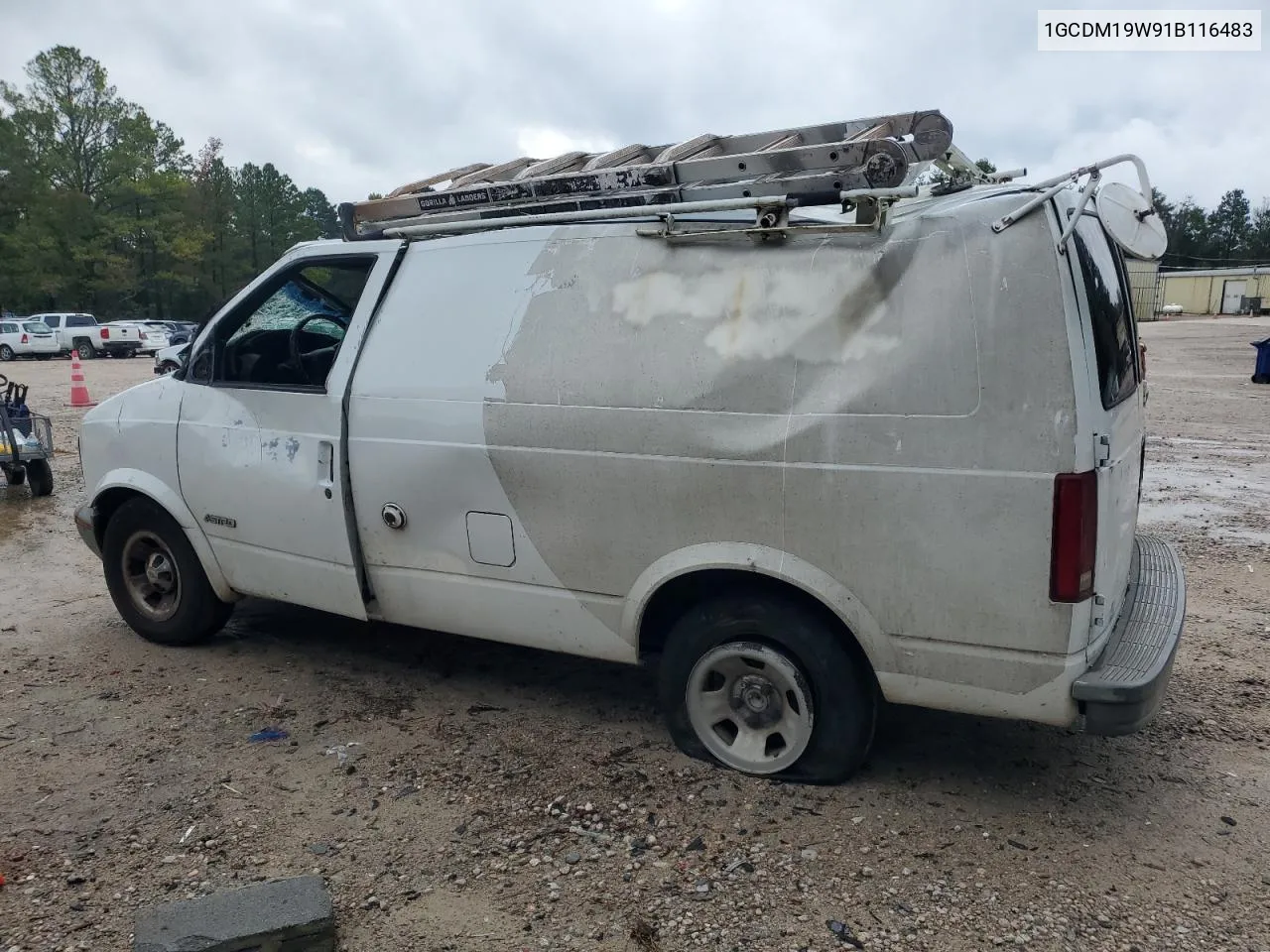 1GCDM19W91B116483 2001 Chevrolet Astro