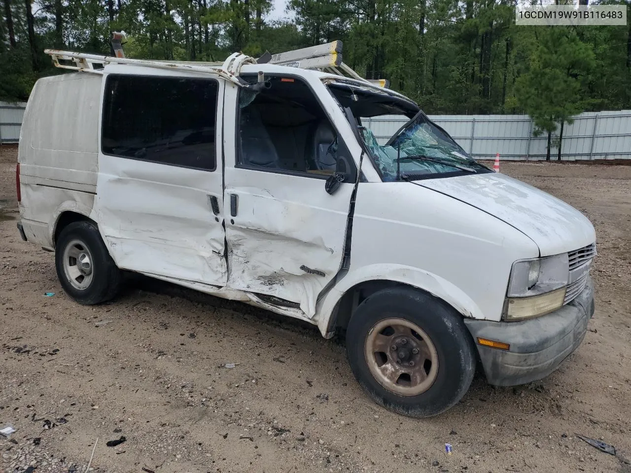 1GCDM19W91B116483 2001 Chevrolet Astro