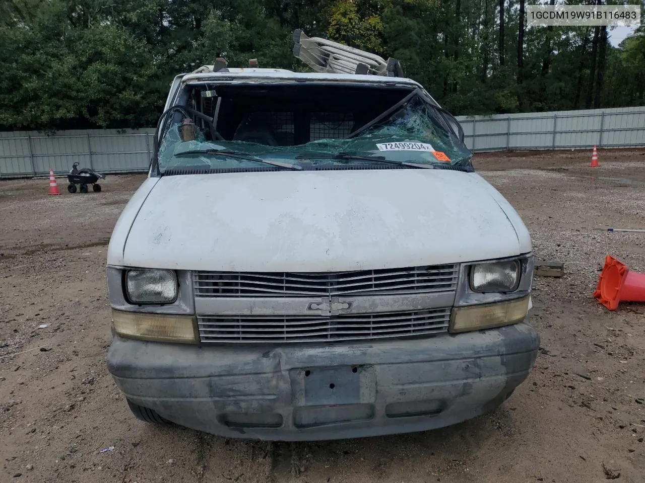 1GCDM19W91B116483 2001 Chevrolet Astro