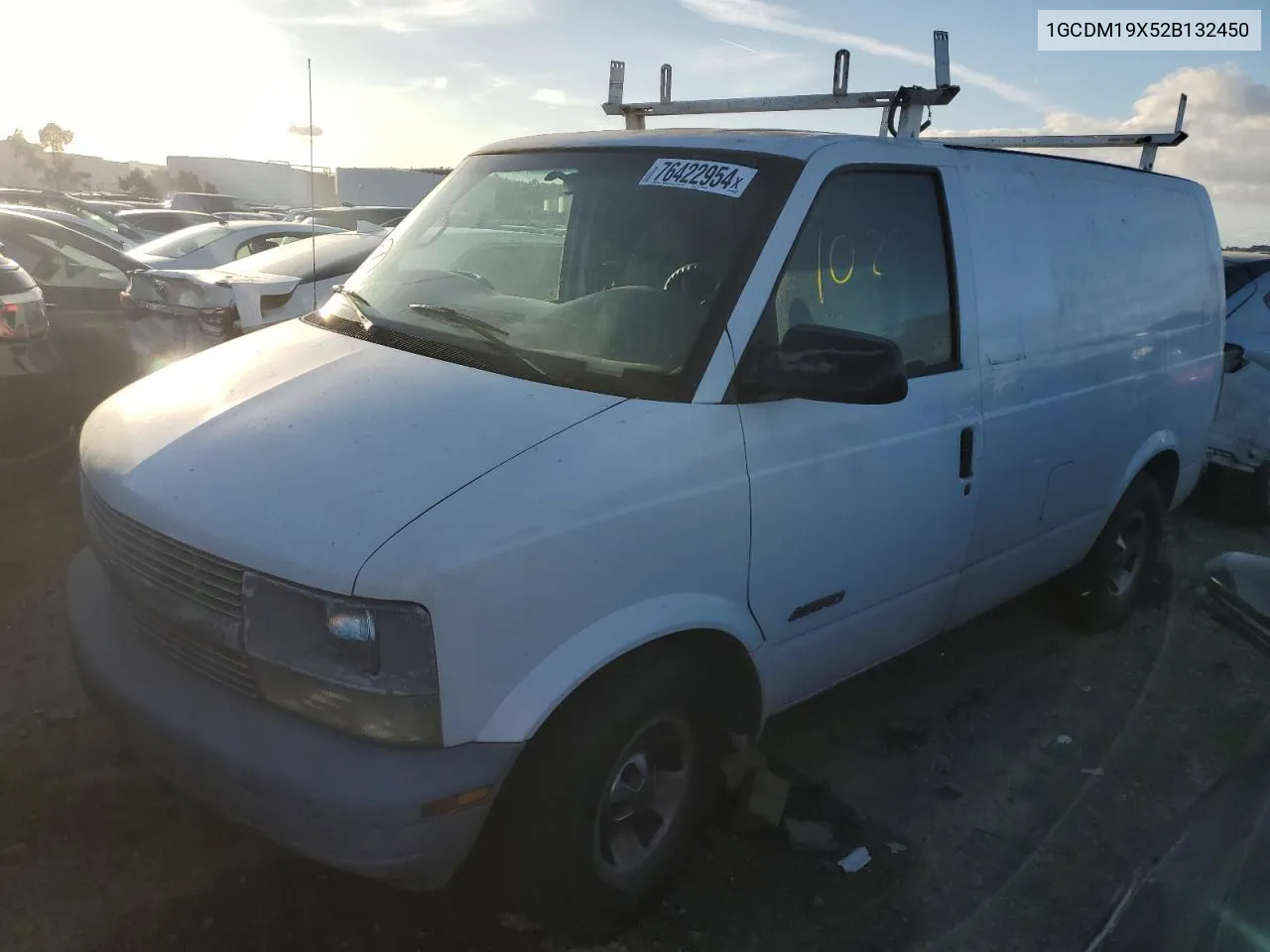 2002 Chevrolet Astro VIN: 1GCDM19X52B132450 Lot: 76422954