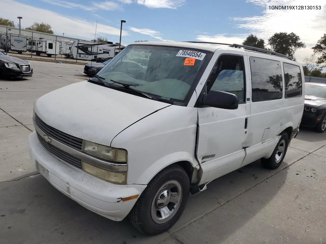 2002 Chevrolet Astro VIN: 1GNDM19X12B130153 Lot: 78540554