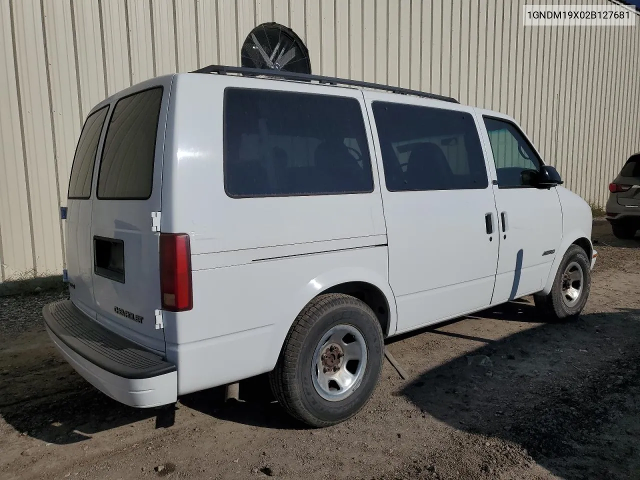 2002 Chevrolet Astro VIN: 1GNDM19X02B127681 Lot: 80593644