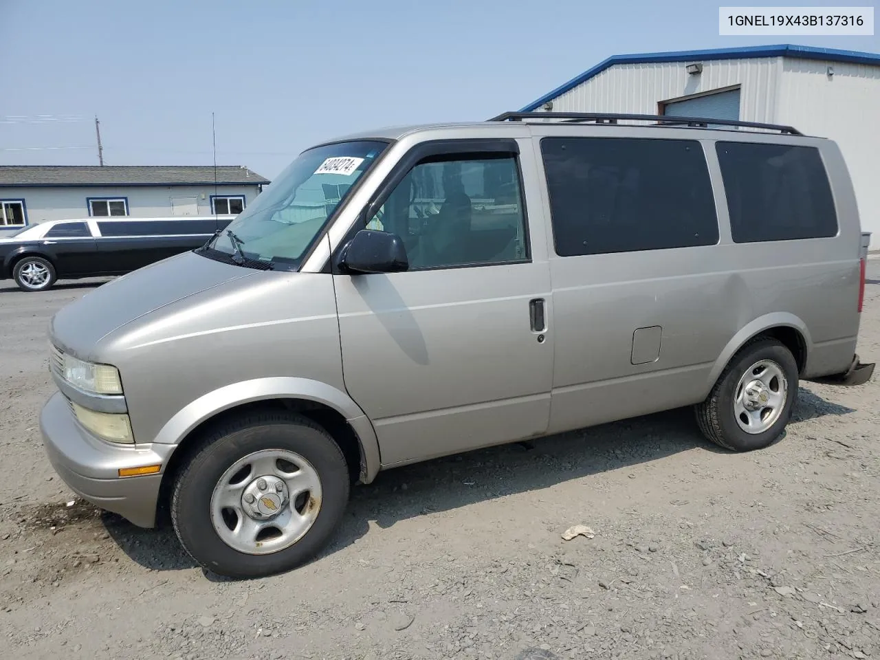 2003 Chevrolet Astro VIN: 1GNEL19X43B137316 Lot: 64034274