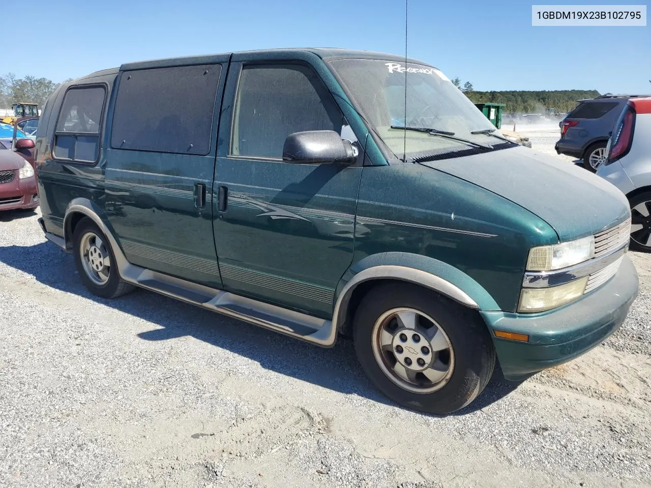 2003 Chevrolet Astro VIN: 1GBDM19X23B102795 Lot: 74429144