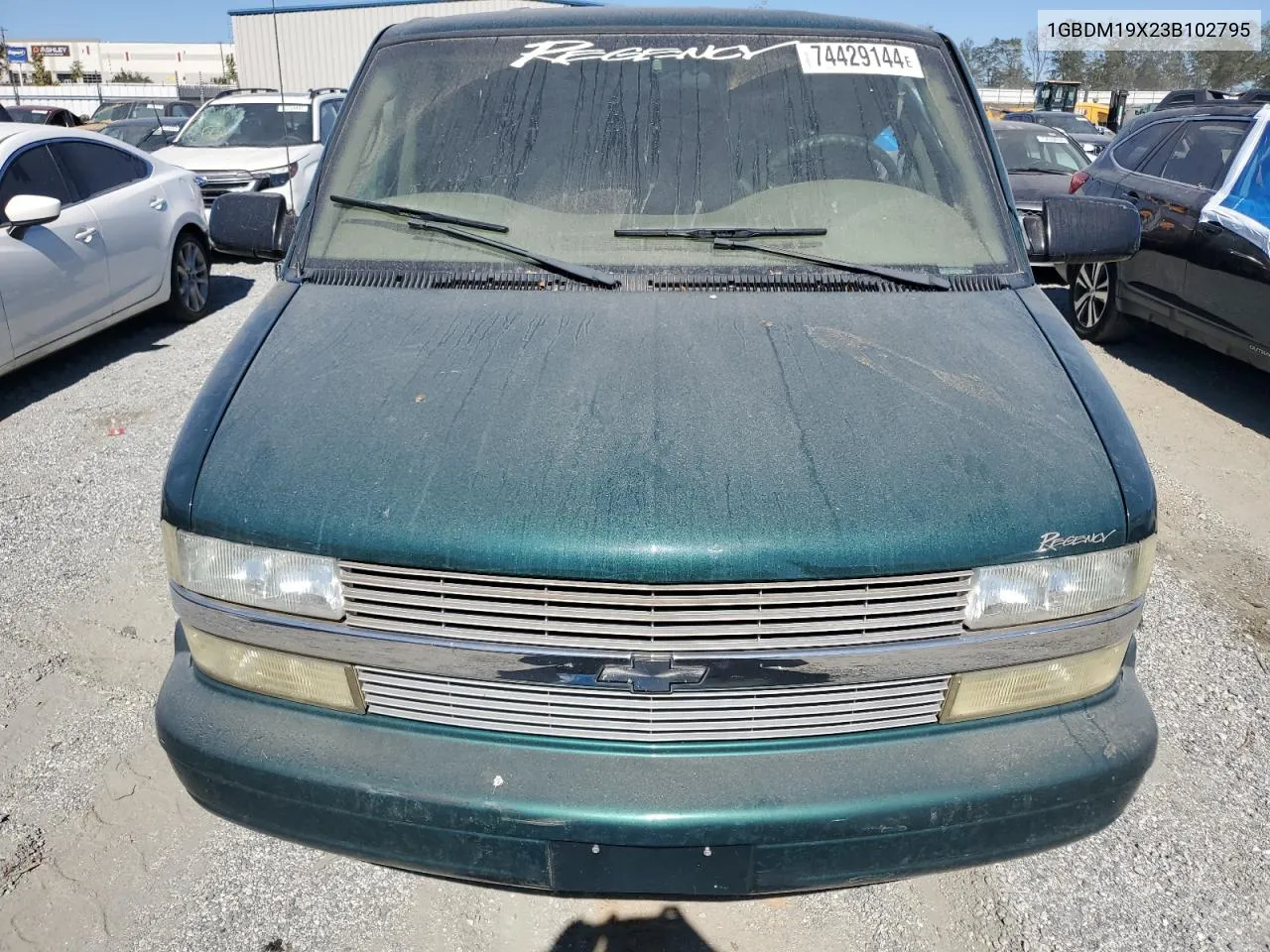 2003 Chevrolet Astro VIN: 1GBDM19X23B102795 Lot: 74429144