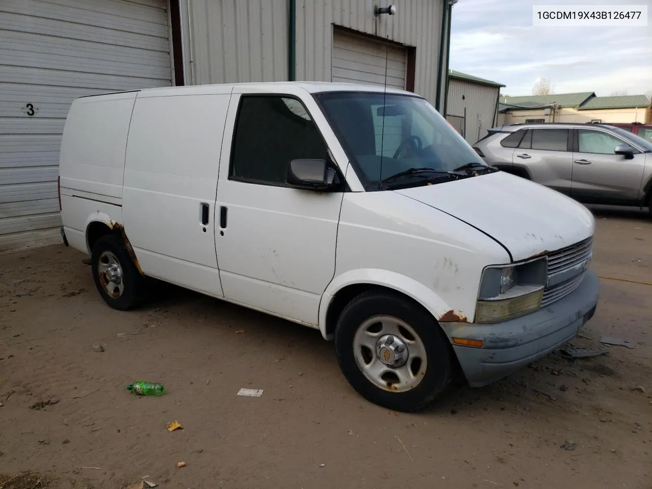 2003 Chevrolet Astro VIN: 1GCDM19X43B126477 Lot: 77518194