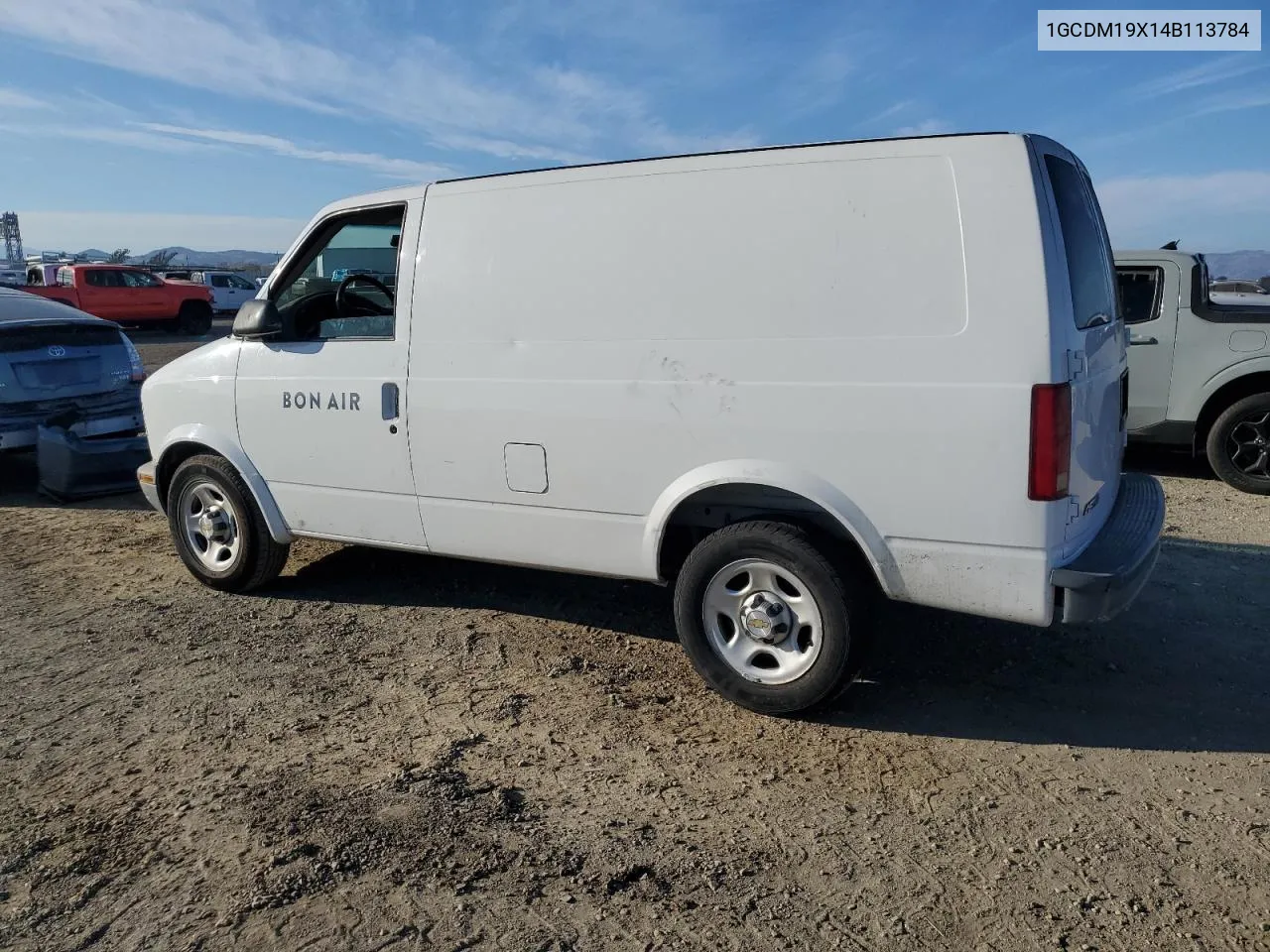 2004 Chevrolet Astro VIN: 1GCDM19X14B113784 Lot: 73141074