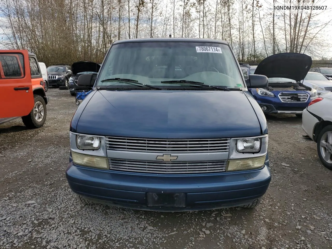 2004 Chevrolet Astro VIN: 1GNDM19X04B128607 Lot: 78067114