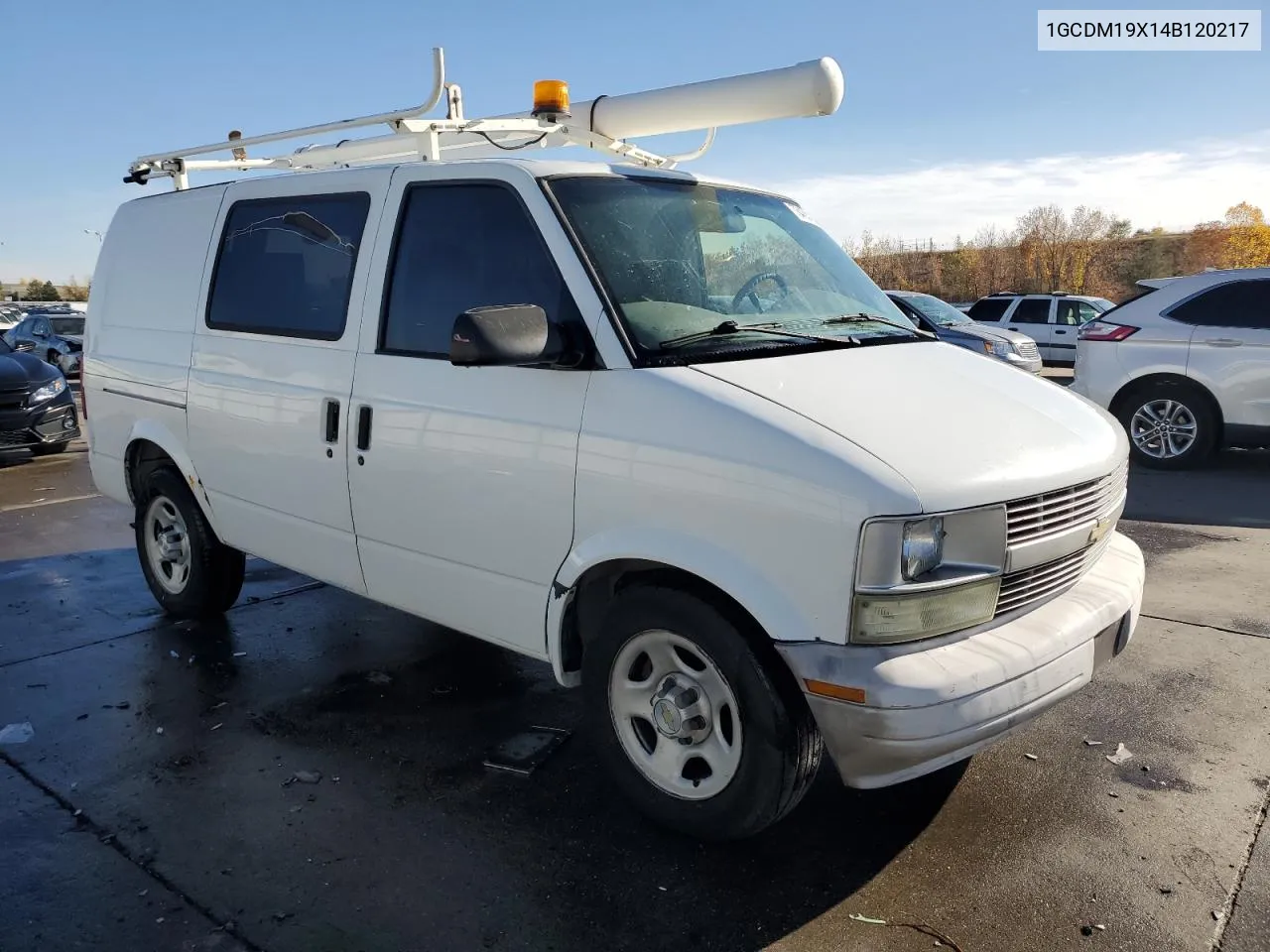 2004 Chevrolet Astro VIN: 1GCDM19X14B120217 Lot: 78455164