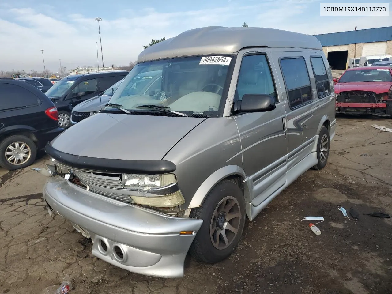 2004 Chevrolet Astro VIN: 1GBDM19X14B113773 Lot: 80942854