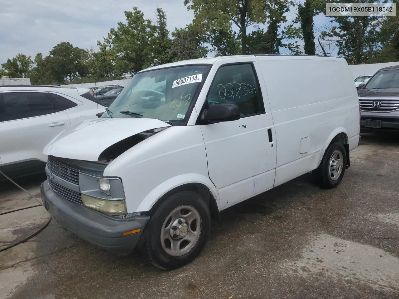 2005 Chevrolet Astro VIN: 1GCDM19X05B118542 Lot: 66507114