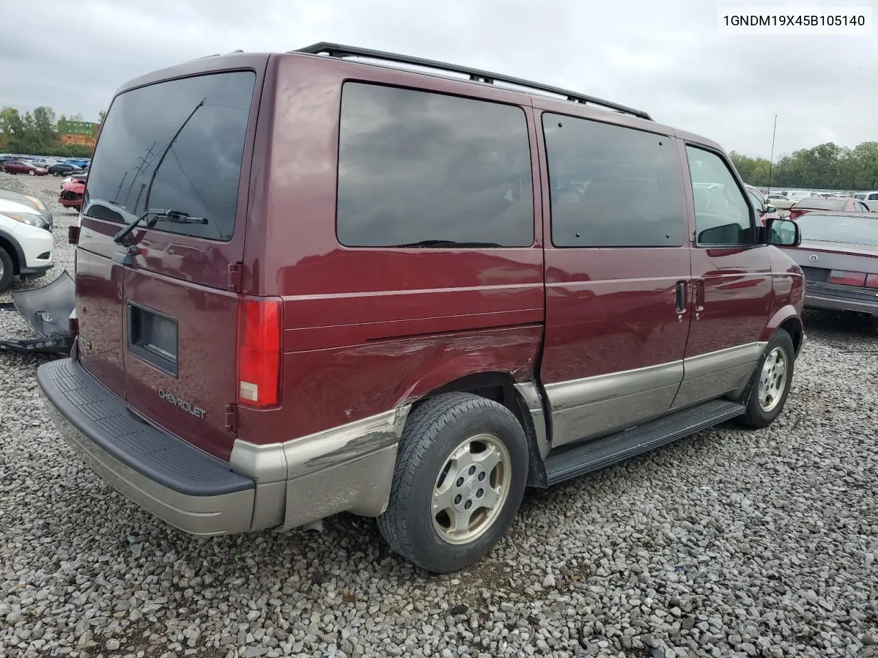 2005 Chevrolet Astro VIN: 1GNDM19X45B105140 Lot: 73030384