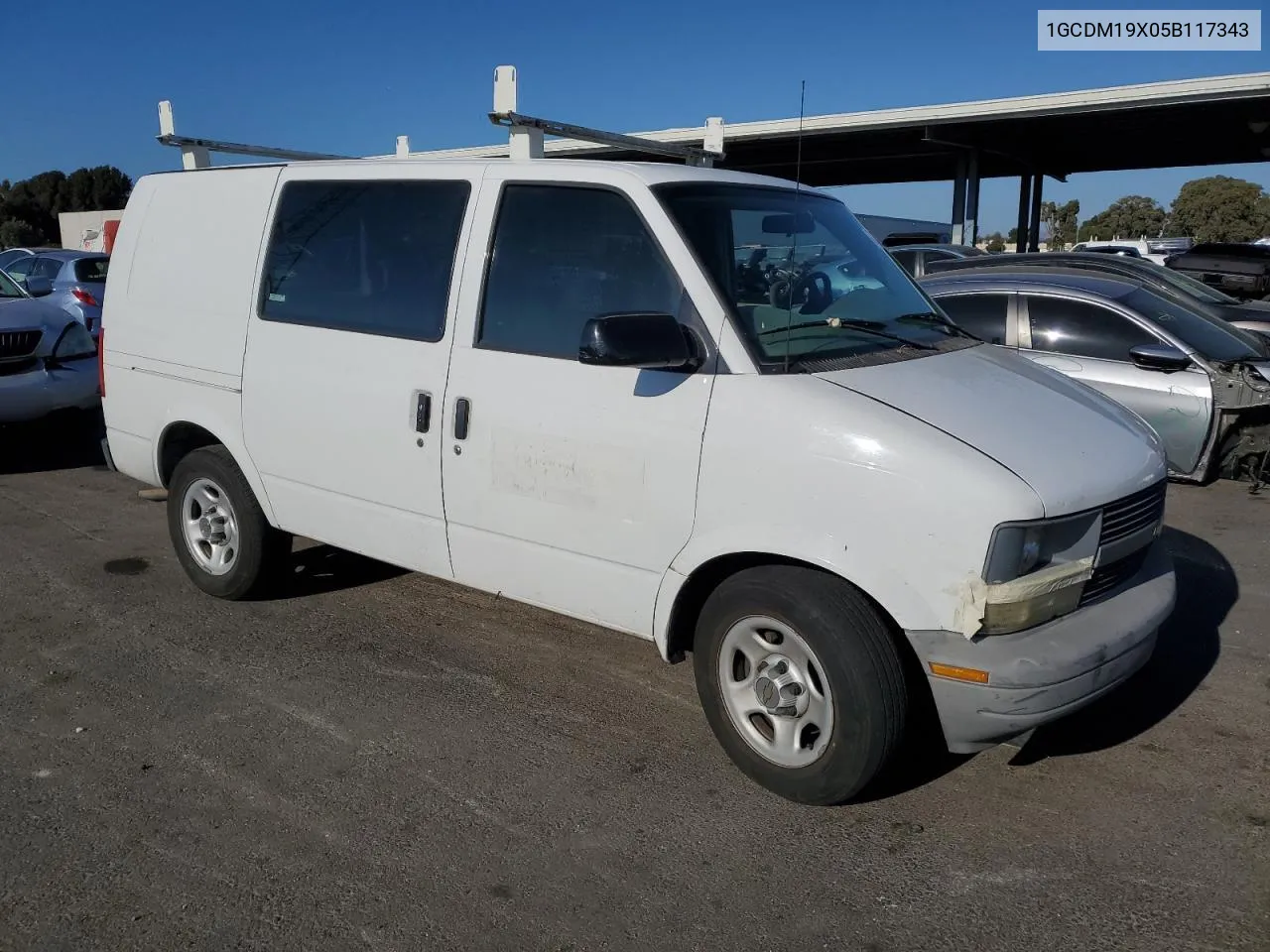 2005 Chevrolet Astro VIN: 1GCDM19X05B117343 Lot: 73138114