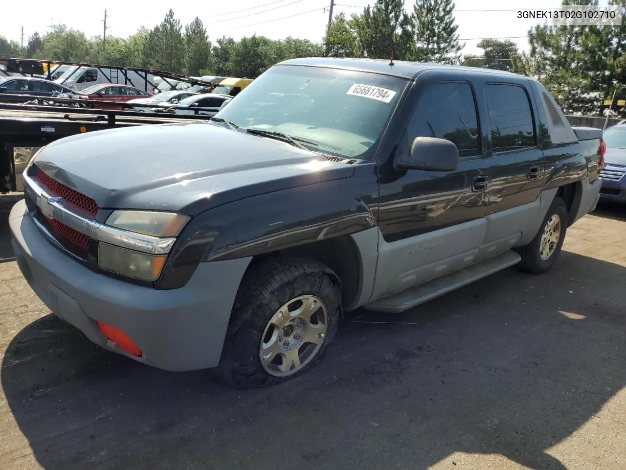 2002 Chevrolet Avalanche K1500 VIN: 3GNEK13T02G102710 Lot: 65681794