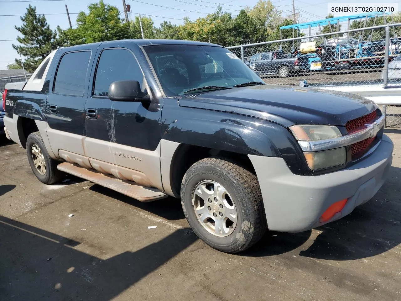 2002 Chevrolet Avalanche K1500 VIN: 3GNEK13T02G102710 Lot: 65681794