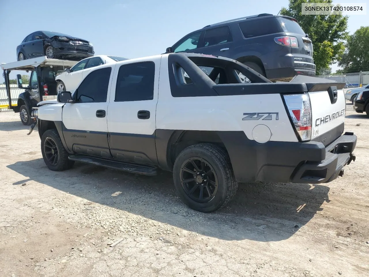 2002 Chevrolet Avalanche K1500 VIN: 3GNEK13T42G108574 Lot: 68380874