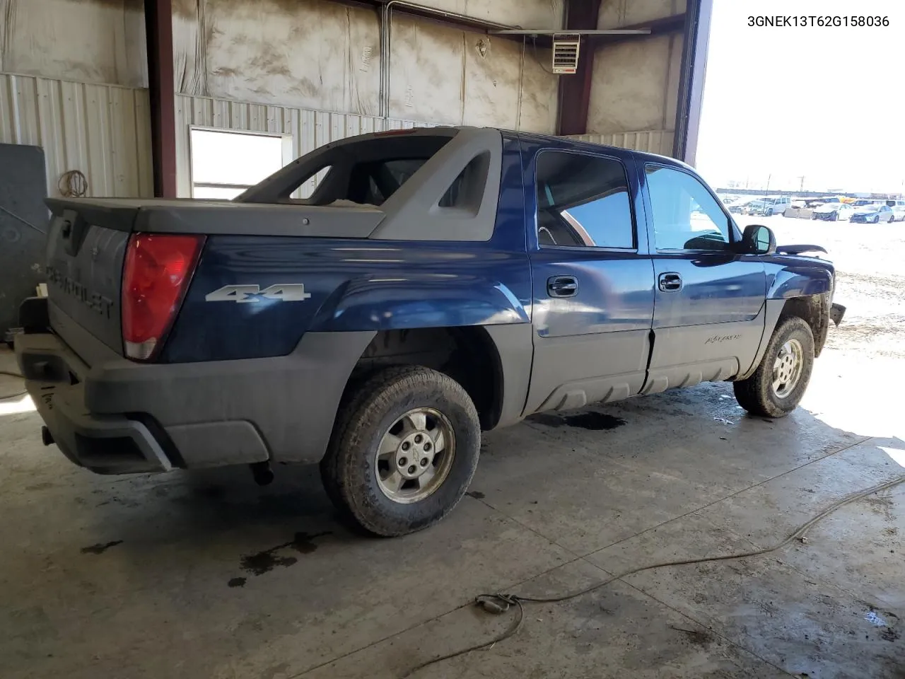 2002 Chevrolet Avalanche K1500 VIN: 3GNEK13T62G158036 Lot: 69070354