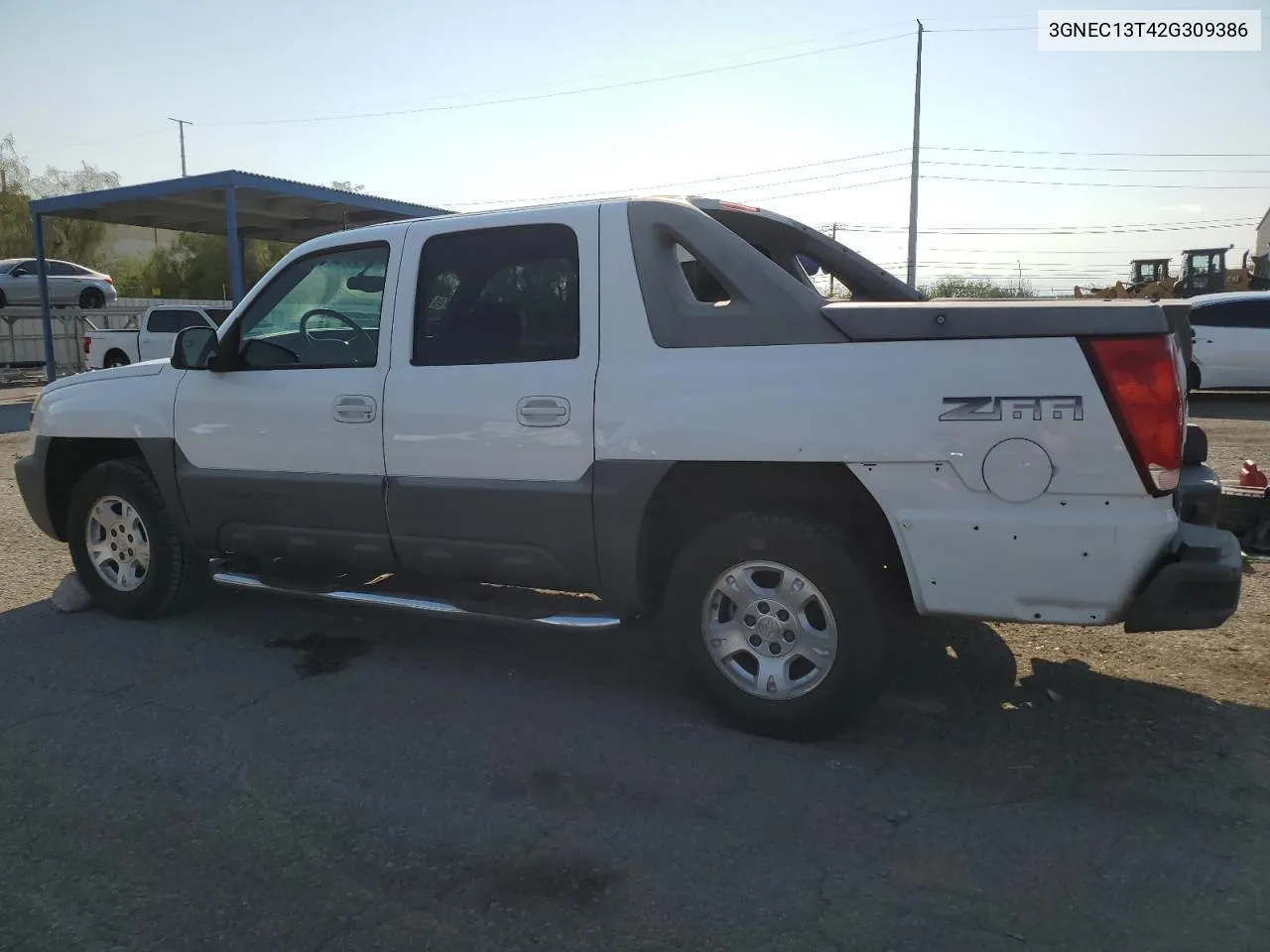 2002 Chevrolet Avalanche C1500 VIN: 3GNEC13T42G309386 Lot: 69998144