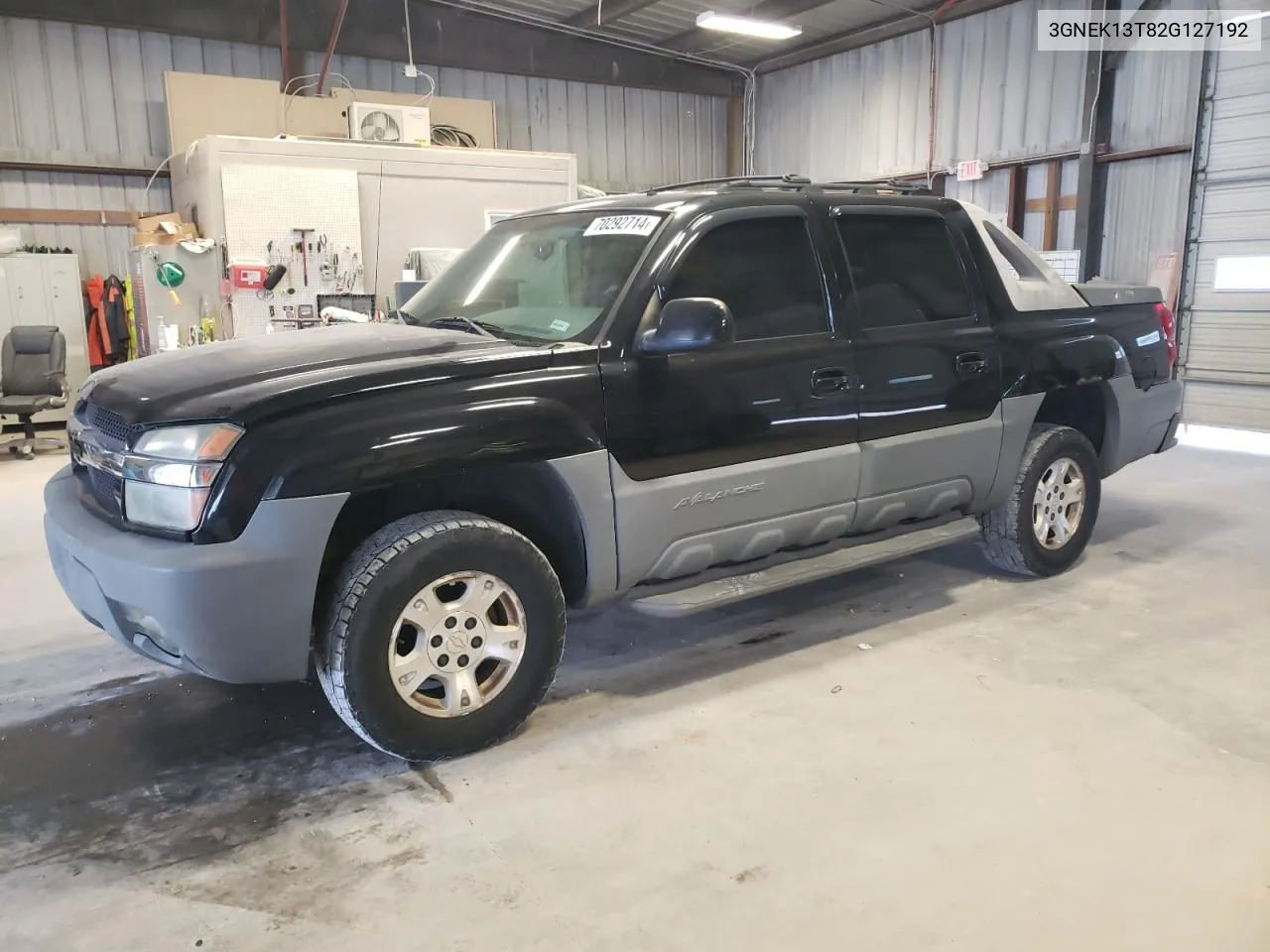 2002 Chevrolet Avalanche K1500 VIN: 3GNEK13T82G127192 Lot: 70292714