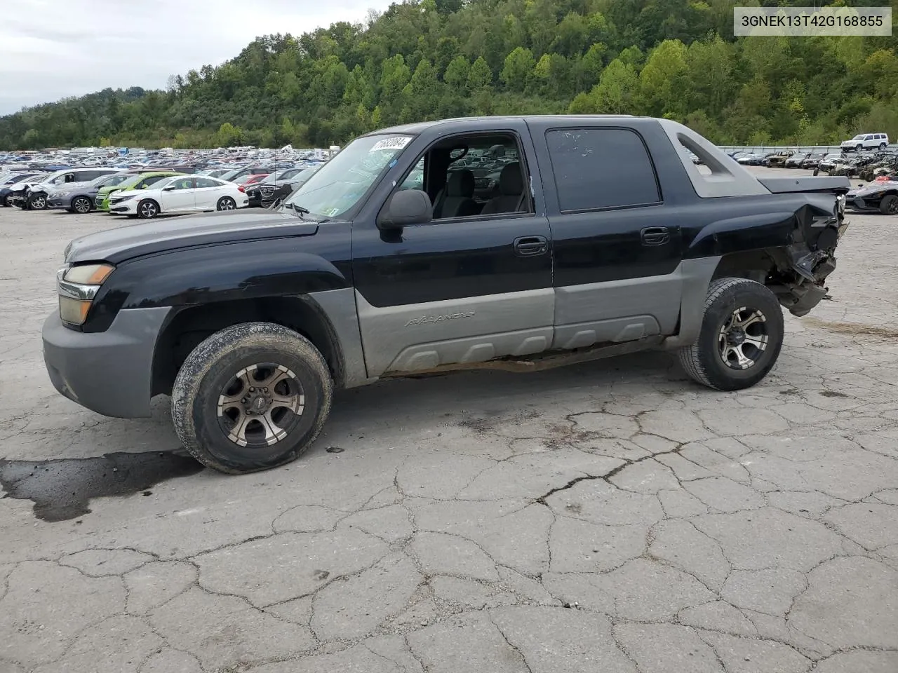 2002 Chevrolet Avalanche K1500 VIN: 3GNEK13T42G168855 Lot: 71682084