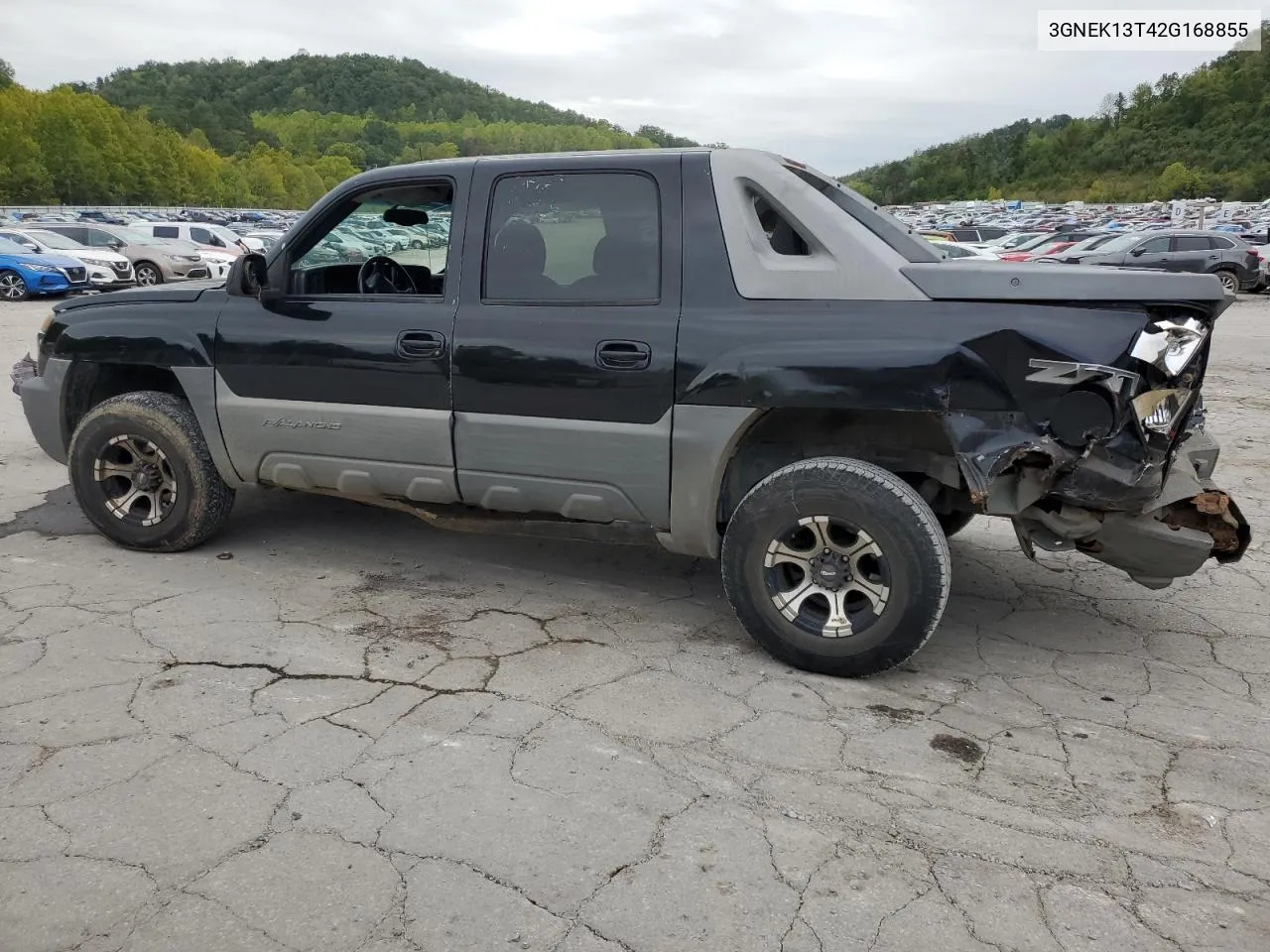 2002 Chevrolet Avalanche K1500 VIN: 3GNEK13T42G168855 Lot: 71682084