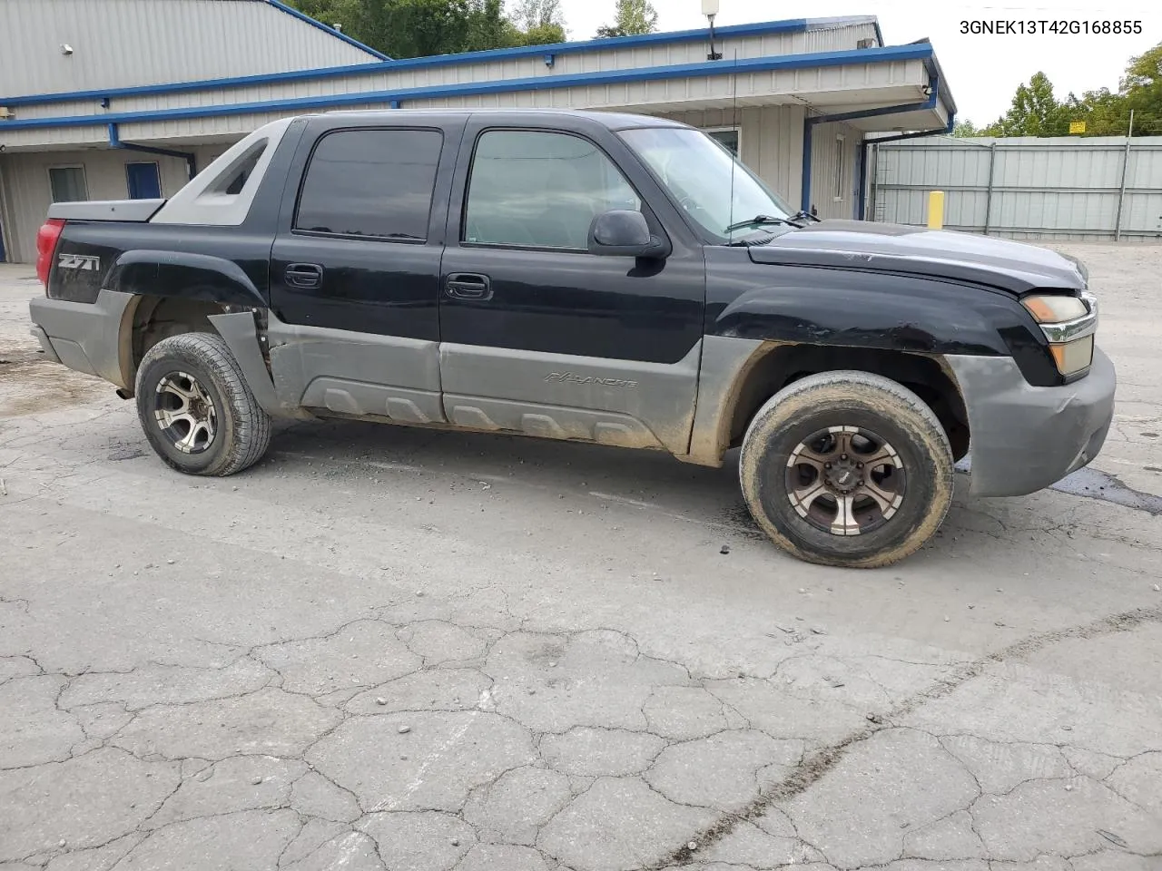 2002 Chevrolet Avalanche K1500 VIN: 3GNEK13T42G168855 Lot: 71682084