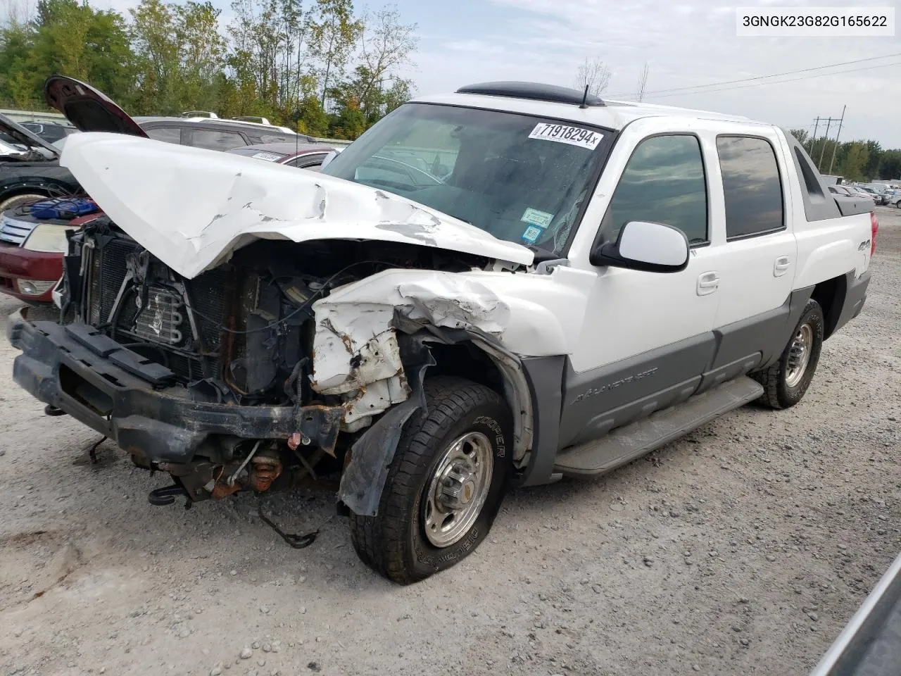 3GNGK23G82G165622 2002 Chevrolet Avalanche K2500