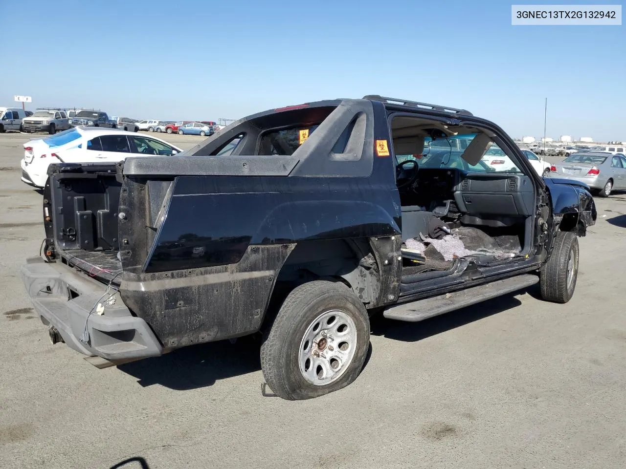 2002 Chevrolet Avalanche C1500 VIN: 3GNEC13TX2G132942 Lot: 73054864