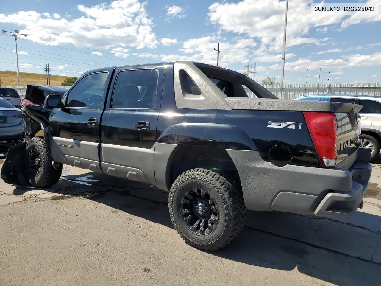 2002 Chevrolet Avalanche K1500 VIN: 3GNEK13T82G225042 Lot: 73184534