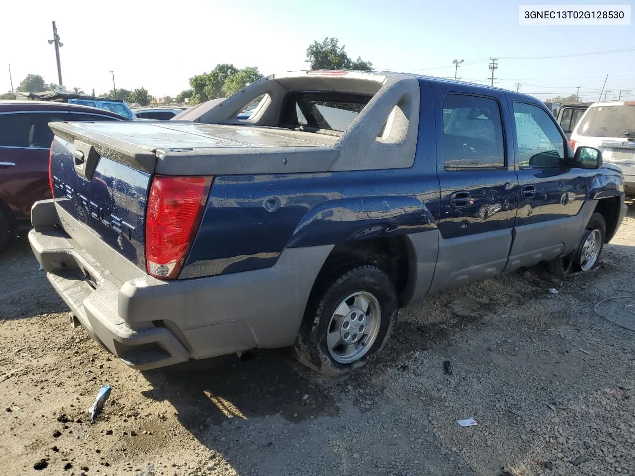 2002 Chevrolet Avalanche C1500 VIN: 3GNEC13T02G128530 Lot: 74016064