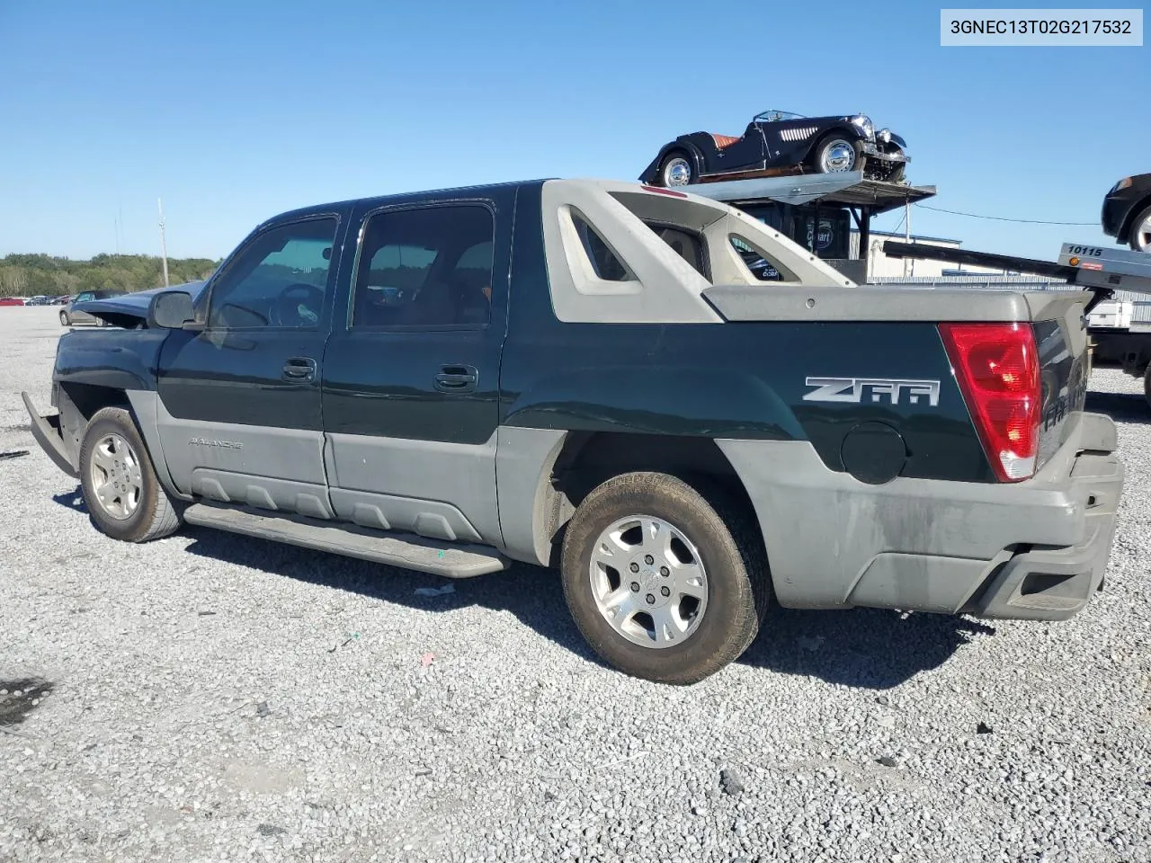 2002 Chevrolet Avalanche C1500 VIN: 3GNEC13T02G217532 Lot: 75299094