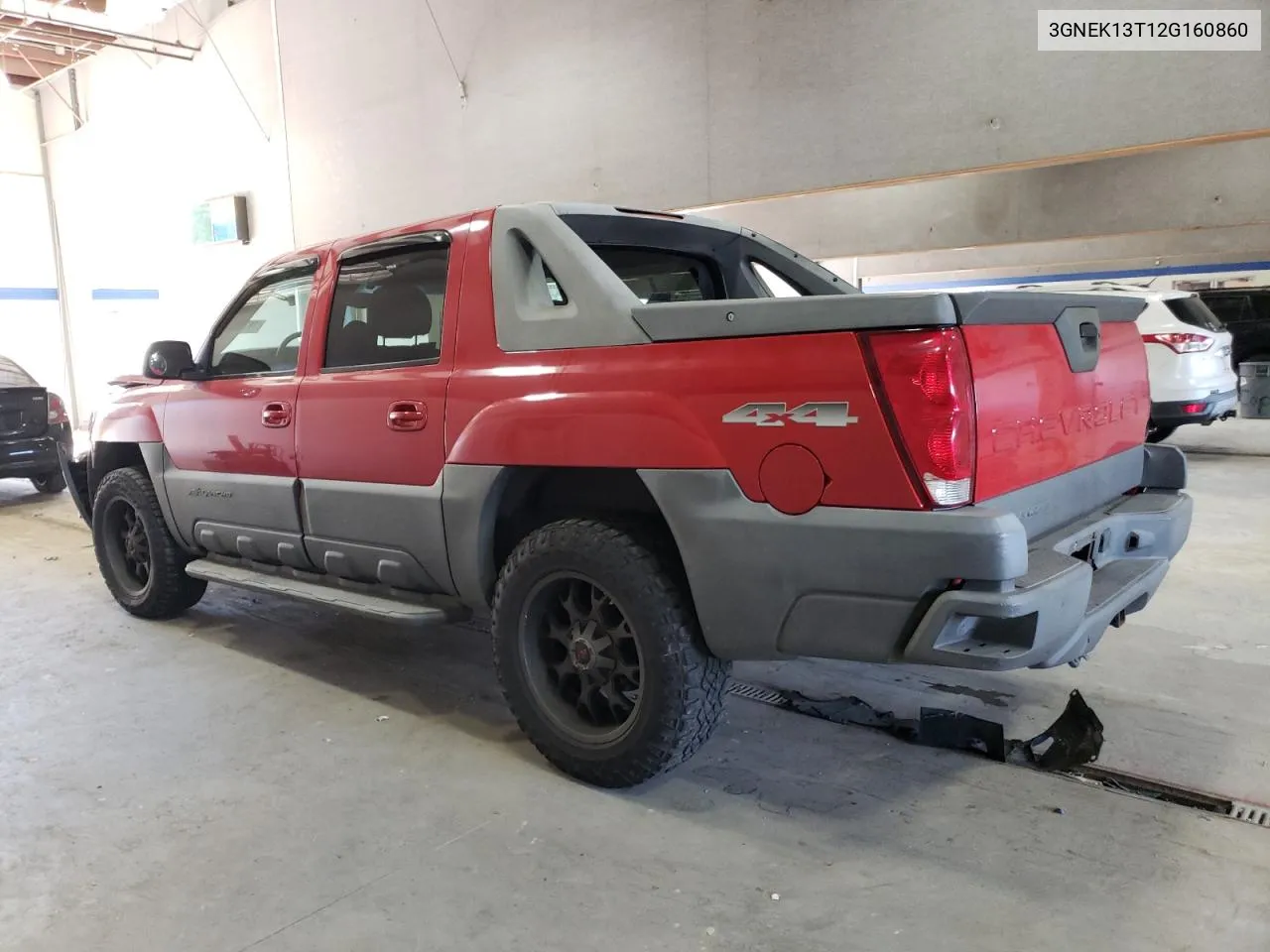 2002 Chevrolet Avalanche K1500 VIN: 3GNEK13T12G160860 Lot: 76321274