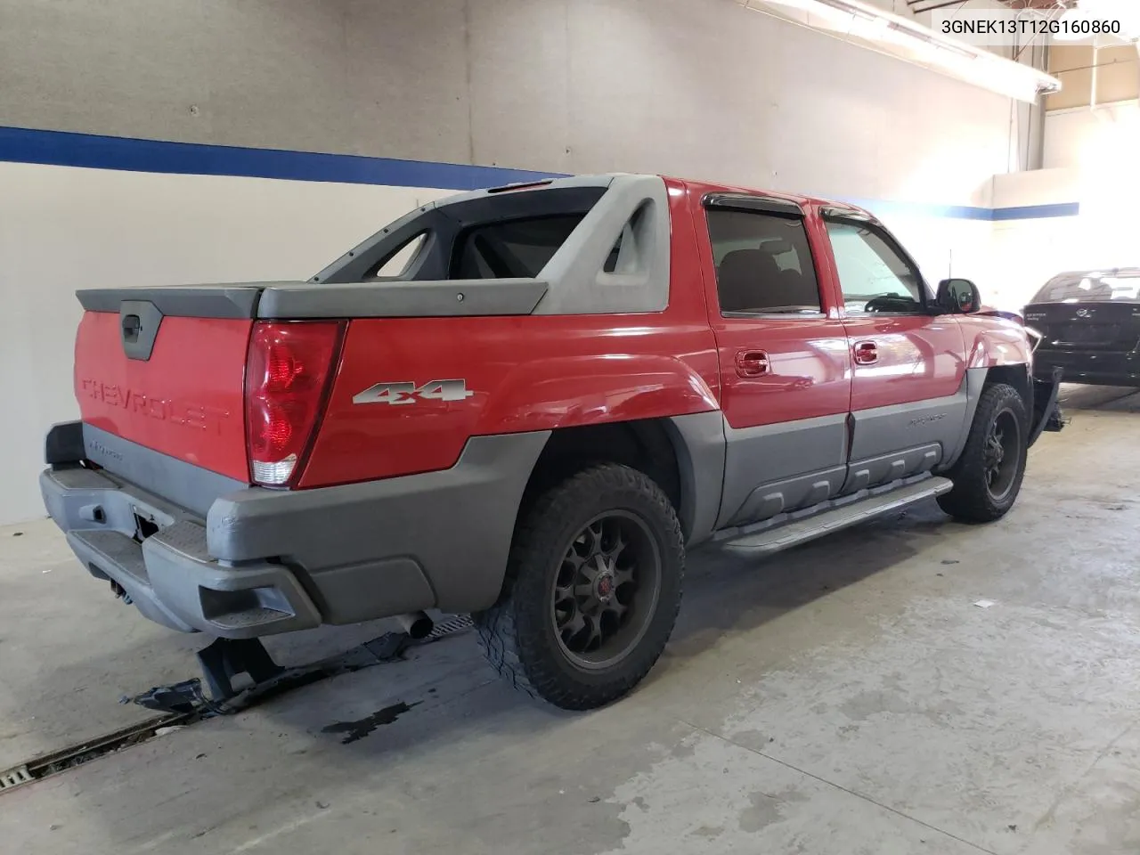 2002 Chevrolet Avalanche K1500 VIN: 3GNEK13T12G160860 Lot: 76321274