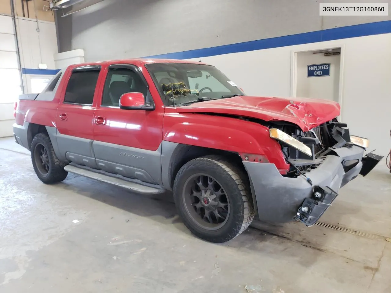 2002 Chevrolet Avalanche K1500 VIN: 3GNEK13T12G160860 Lot: 76321274