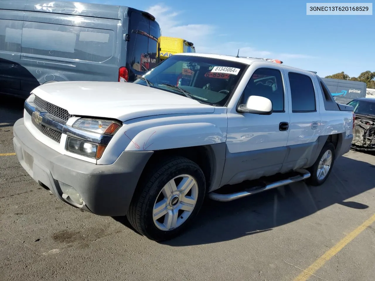 2002 Chevrolet Avalanche C1500 VIN: 3GNEC13T62G168529 Lot: 81345064