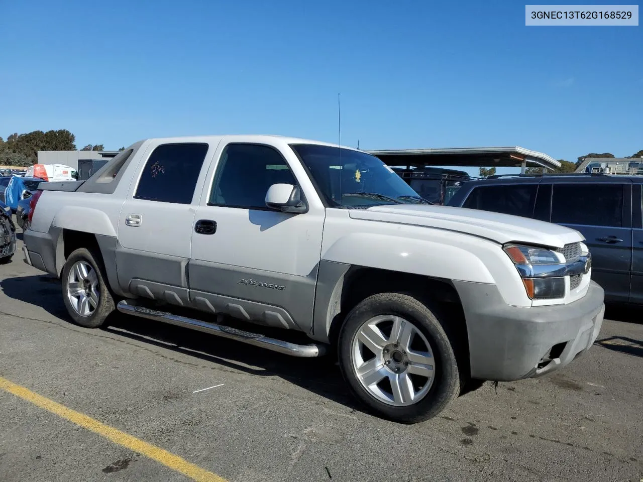 2002 Chevrolet Avalanche C1500 VIN: 3GNEC13T62G168529 Lot: 81345064