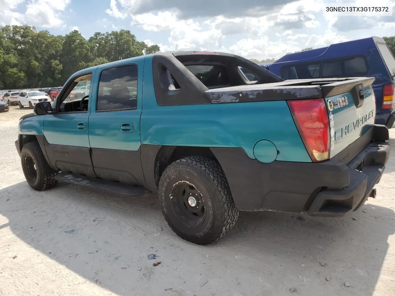 2003 Chevrolet Avalanche C1500 VIN: 3GNEC13TX3G175372 Lot: 68082774