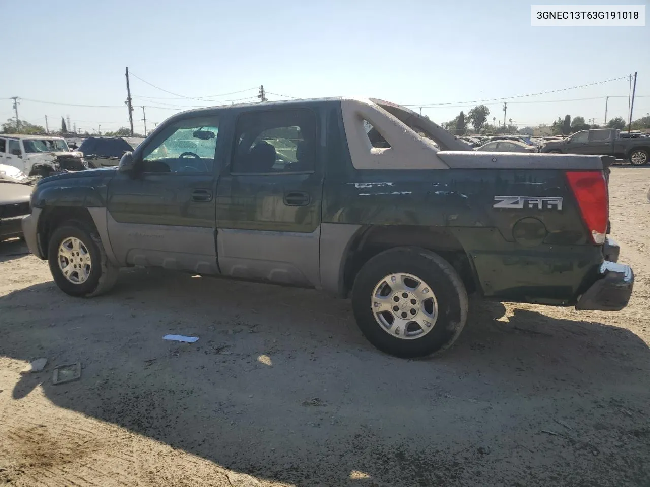 3GNEC13T63G191018 2003 Chevrolet Avalanche C1500