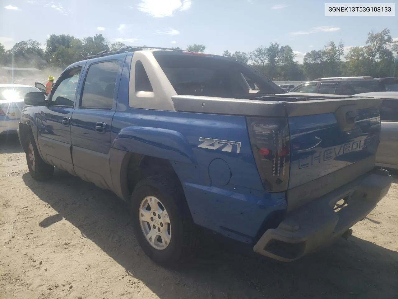 2003 Chevrolet Avalanche K1500 VIN: 3GNEK13T53G108133 Lot: 70569734