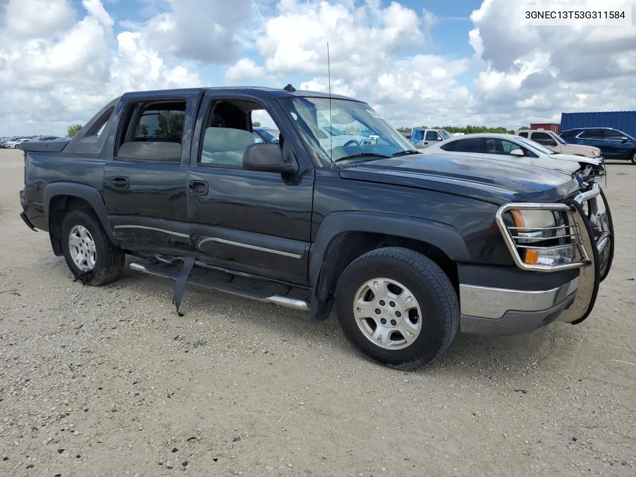 2003 Chevrolet Avalanche C1500 VIN: 3GNEC13T53G311584 Lot: 70875374